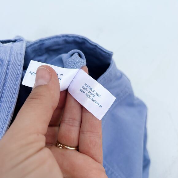 Marine Layer Bridget Wide Leg Crop High Waisted Retro 60s Marlin Blue 4 Pants - Picture 8 of 9